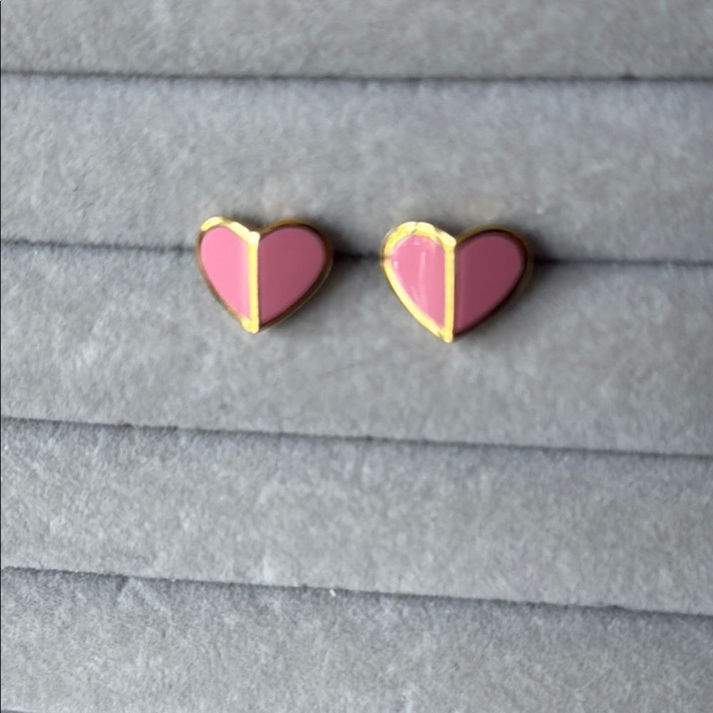 kate spade heart earrings